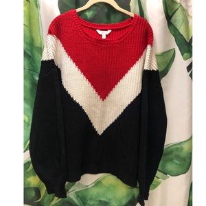 TIME&TRU Oversized Balloon Sleeve Sweater